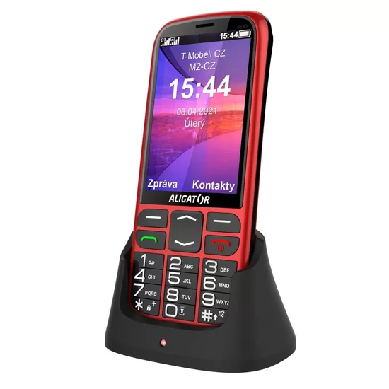 Tlačítkový telefon Aligator A830 Senior