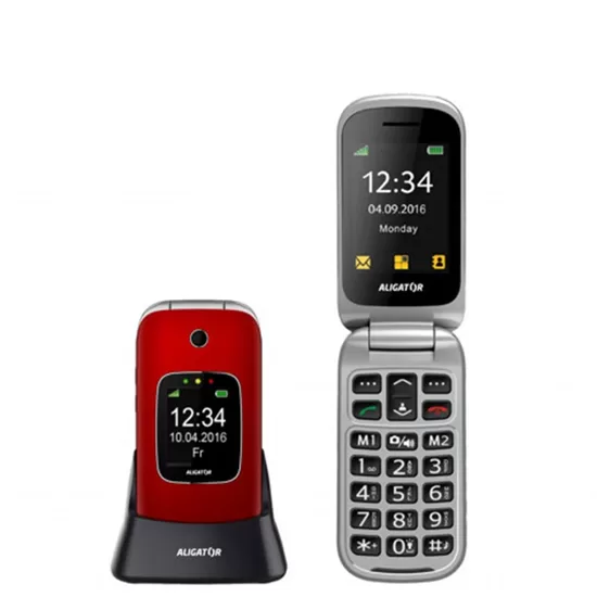 Tlačítkový telefon Aligátor V650 + nabíjecí stojánek zdarma