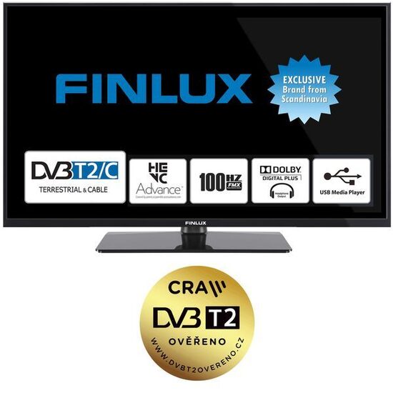 Finlux TV24FHI4220 - ULTRATENKÁ DVB-T2/C USB MediaPLayer